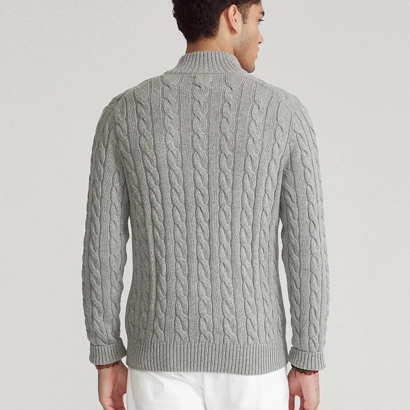 Lancaster & Wilde™ - Cotton Zip Sweater