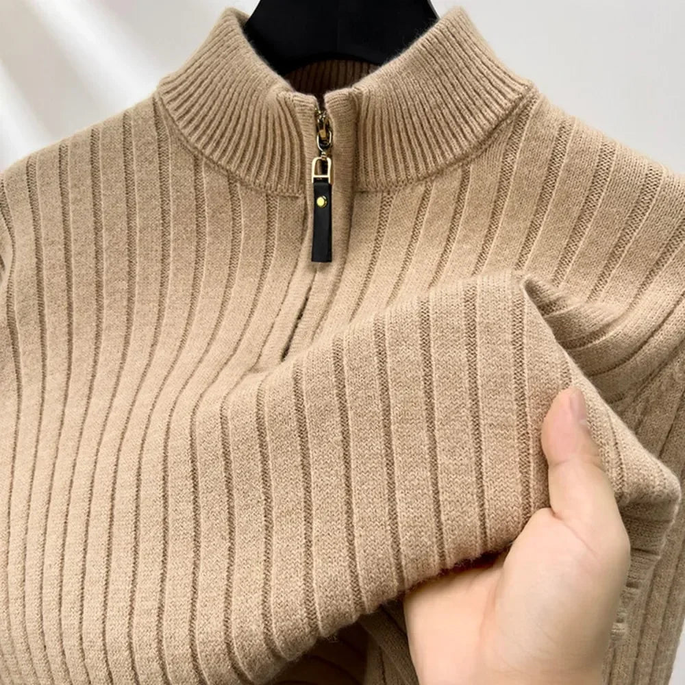 Lancaster & Wilde™ - Casual Zip-Up Sweater
