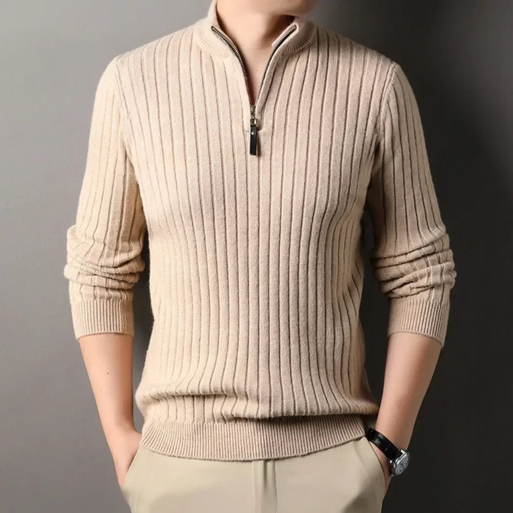 Lancaster & Wilde™ - Casual Zip-Up Sweater