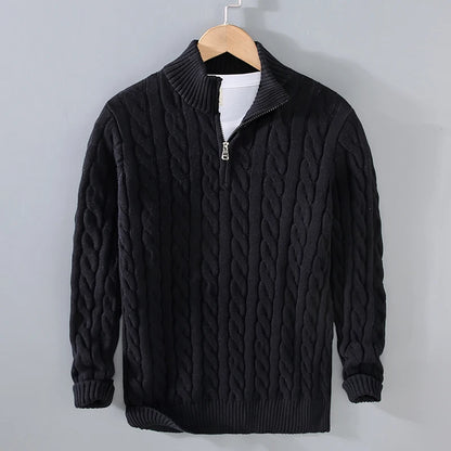 Lancaster & Wilde™ - Cotton Zip Sweater