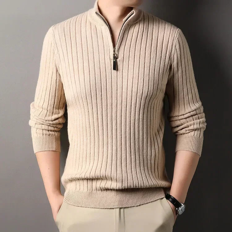 Lancaster & Wilde™ - Casual Zip-Up Sweater