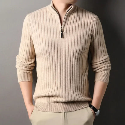 Lancaster & Wilde™ - Casual Zip-Up Sweater