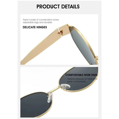 Luxury Metal Brand Sunglasses